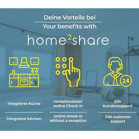Moderne Apartments Im Herzen Der Stadt I Private Tiefgarage Mit Ladesaeulen I Home2Share Ibbenbueren Exterior foto